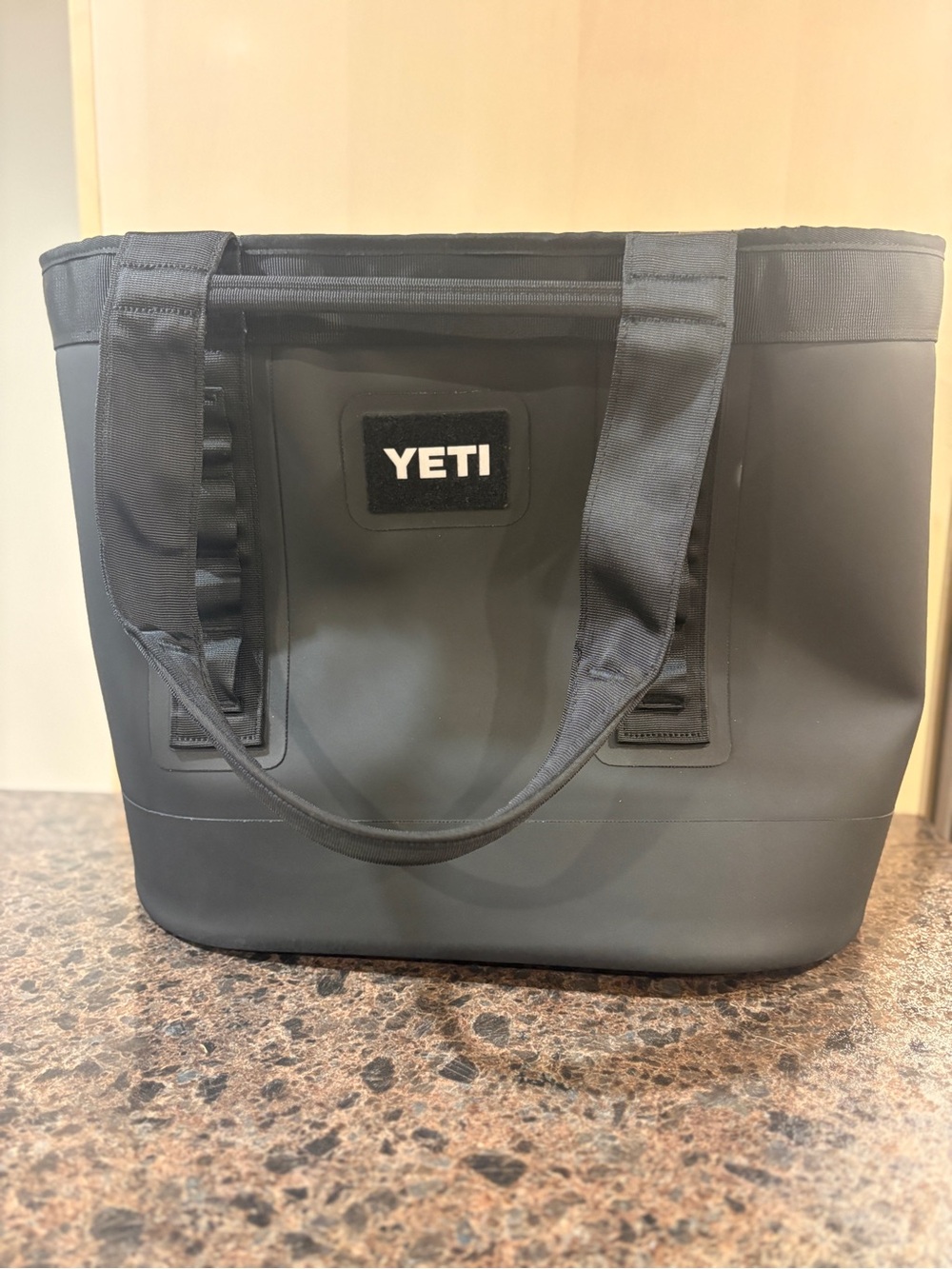 Yeti Black Duffel Tote with Sturdy Shoulder Straps